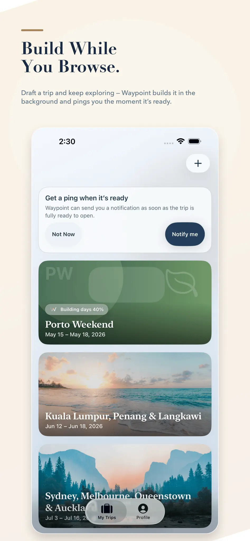 Cover image for Waypoint: AI Trip Planner